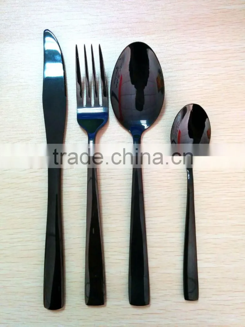 Matte black cutley set with modest thickness and cheap price