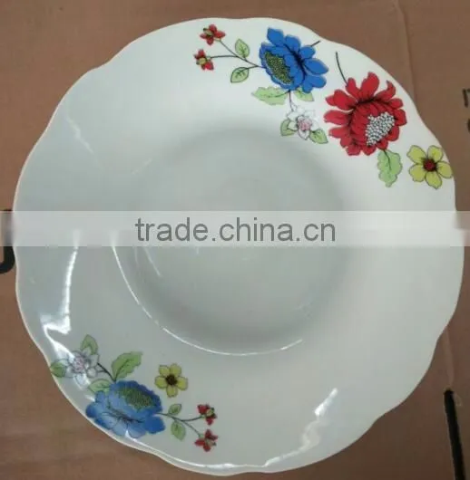 ceramic dishes plate , platos de porcelana placa , dish plate with holder