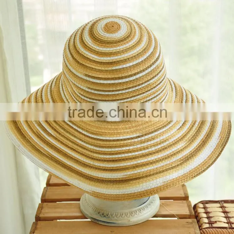 recycle 100% paper straw hat