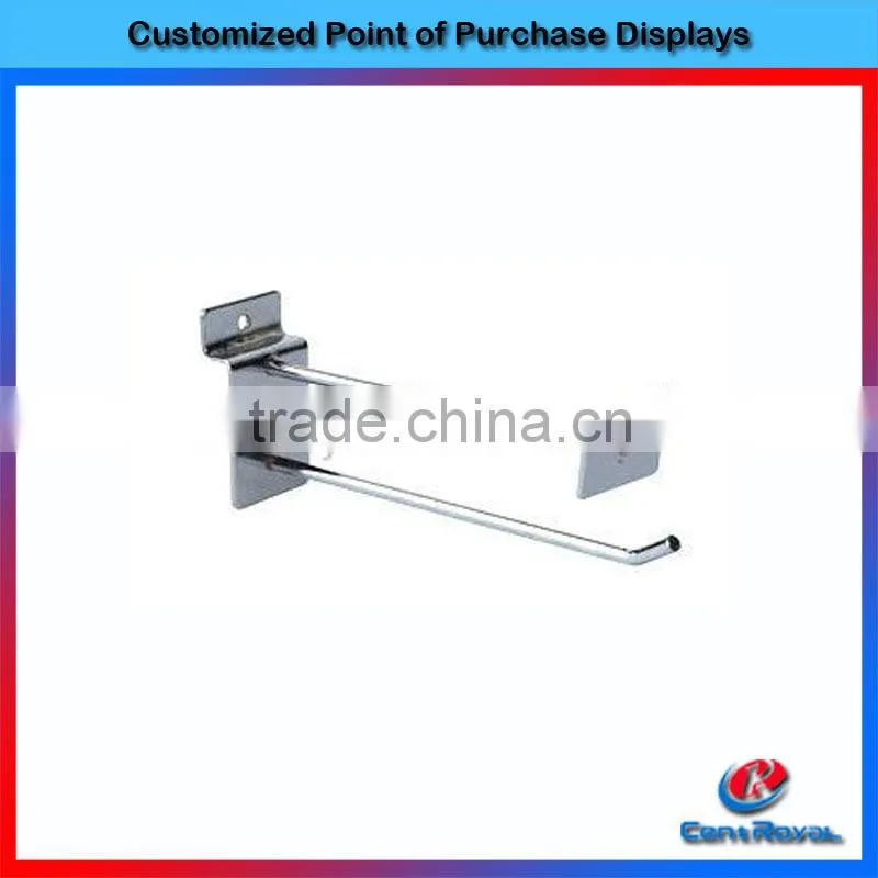 chrome plating wrought iron decorative wall hook