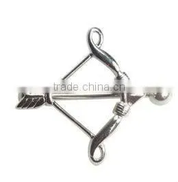 Fashion stainless steel nipple bars body piercing jewelry