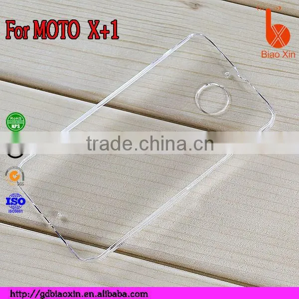 hot sell crystal clear case for the new motorola x , for MOTO X phone case