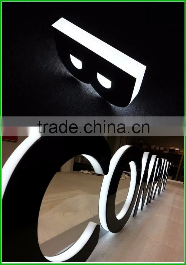 High Bright Waterproof IP68 Side Lit 3D Led Acrylic Letter