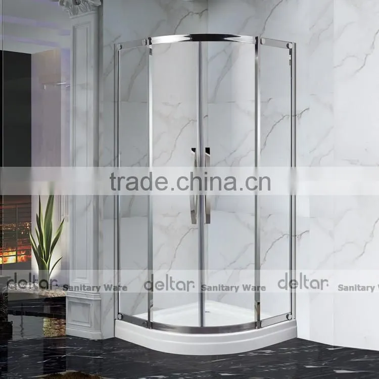 prefabricated unique cheap small round corner bath curved glass shower enclosure toilet sex shower room portable cabins for sal