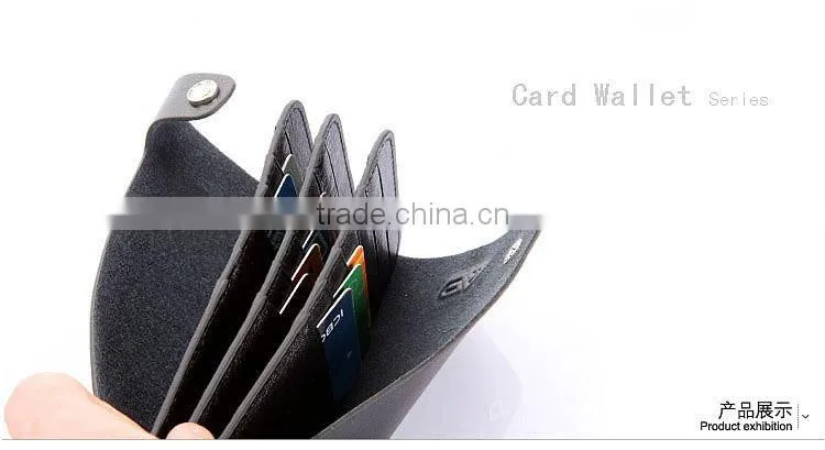 Fashion Card Wallet With Black And Brown