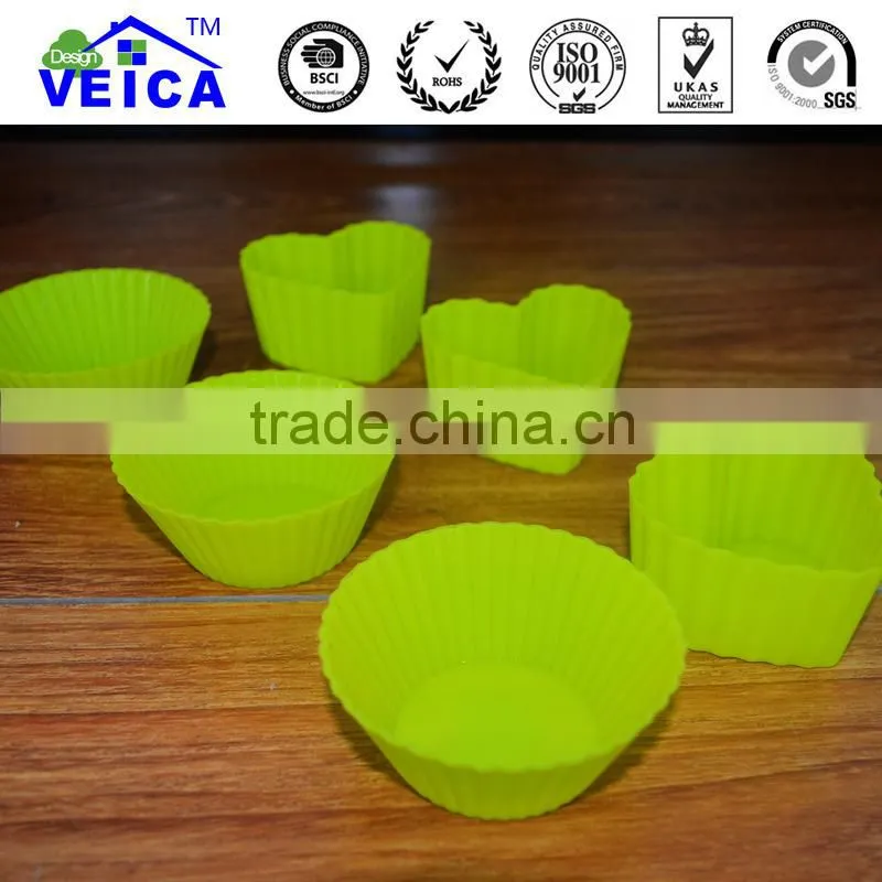2016 hot sale popular 30 pcs silicone cute kids bakeware