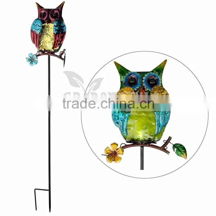 led lighting owl stake light, colorful china led lighting, Garden Decoration china led lighting