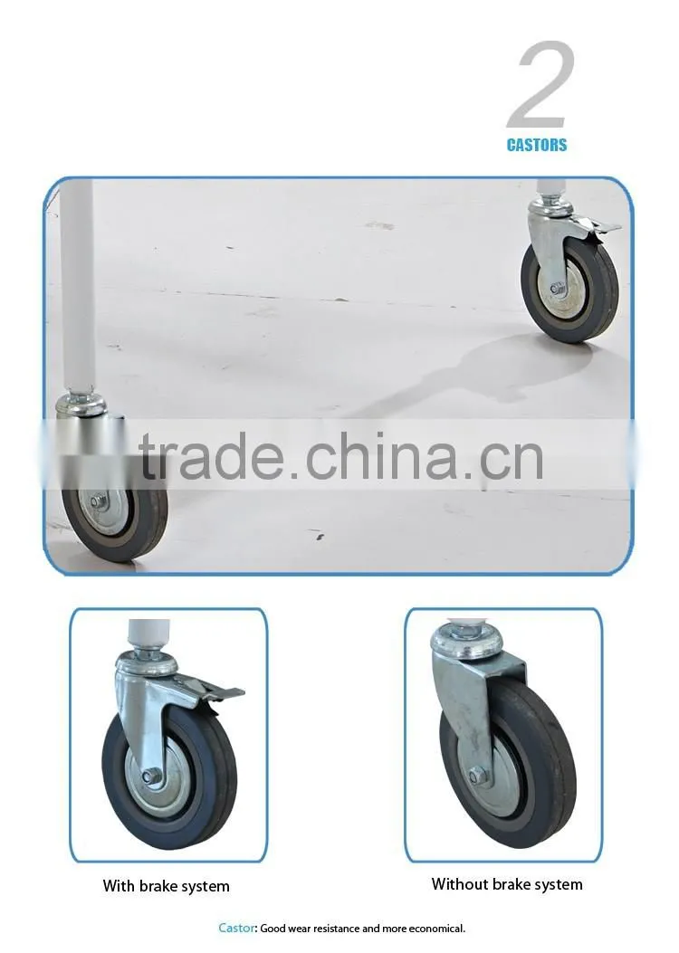 2 function adjustable manual hospital double bed manufacturer