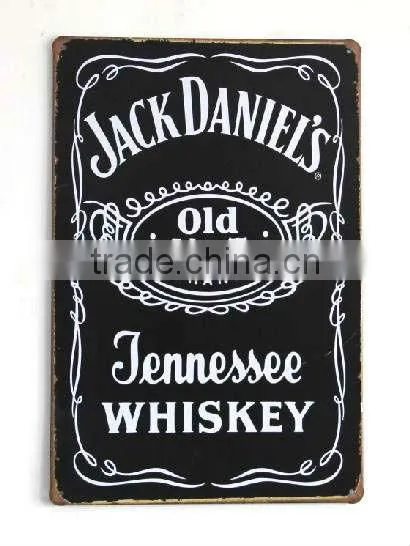custom OEM funny print tin sheet, embossed sign board, 3d metal plate