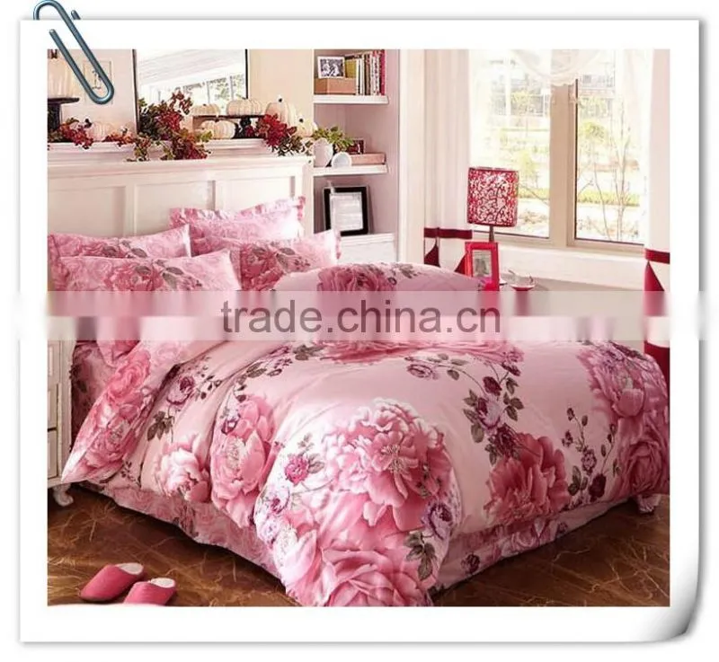 cotton 3d disperse printed fabric for bedding sets
