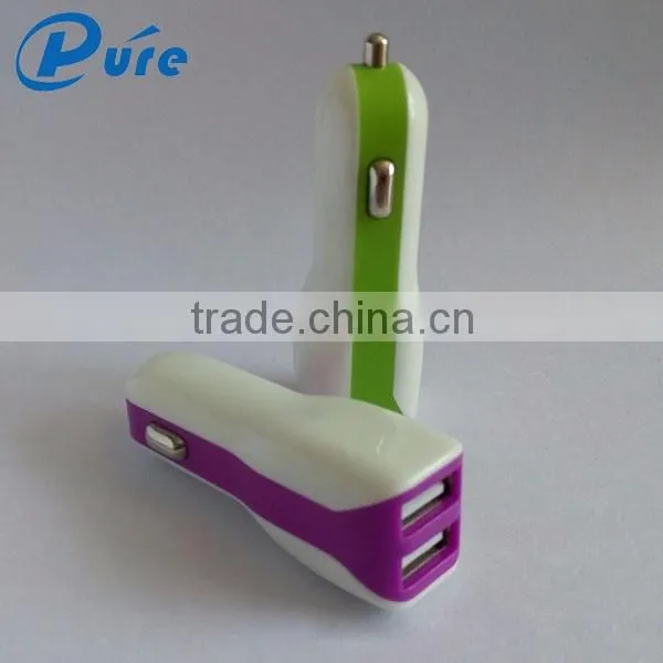 Accepted OEM 2A output electric car charger, portable car battery charger for Mobile phone Accessories/Mp3/Mp4/Power tool car