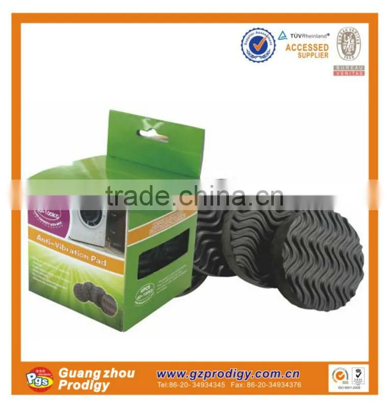 Rubber vibration absorb pad/adhesive anti vibration rubber pad