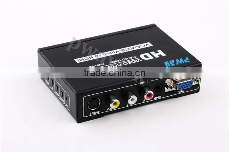 AV&S-video &VGA to HDMI video converter resolution up to 1080p full hd receiver
