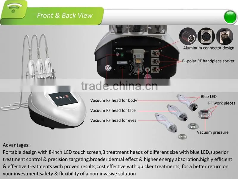 RF skin tightening beauty machine factory price with CE
