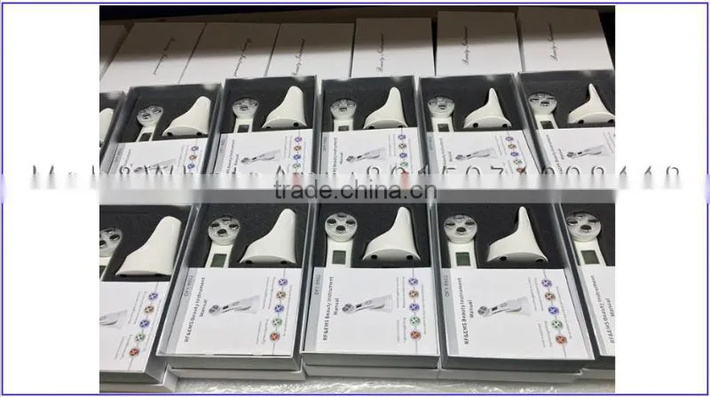 Facial RF/EMS and 6 colors LED therapy beauty instrument