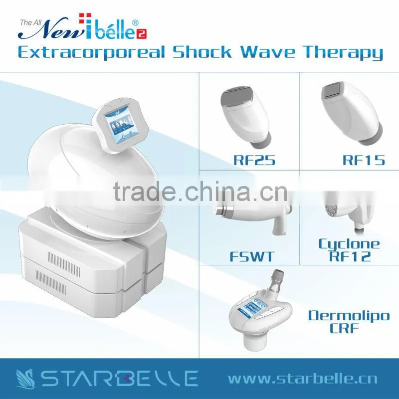 Top sale RF focused cavitation shock wave face fat removal machine