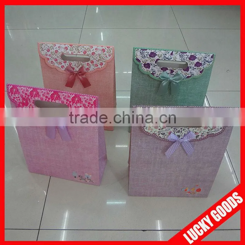2013 natural recycle custom printed paper bags