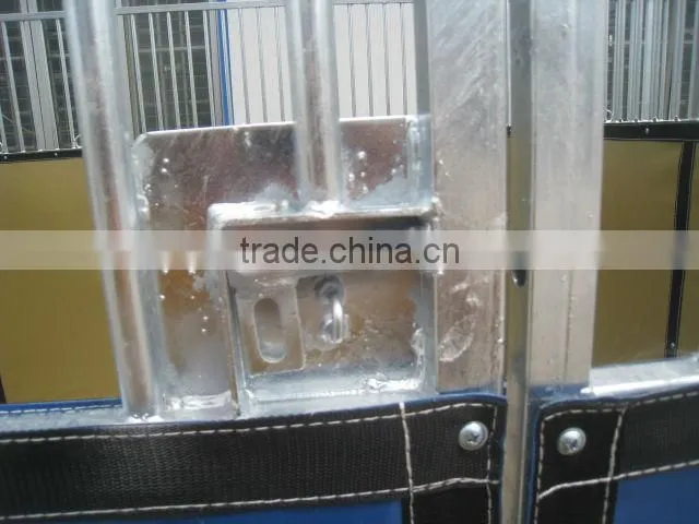 Galvanized or PVC horse stable frame