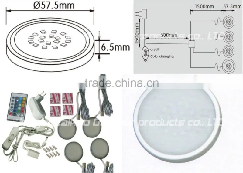 led suspended ceiling light fittings 1.2w x 4