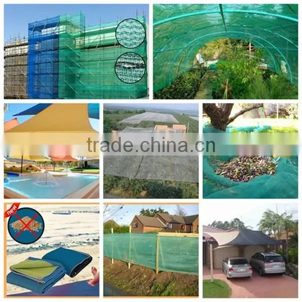 hDPE virgin material 150gsm knitted green safety net
