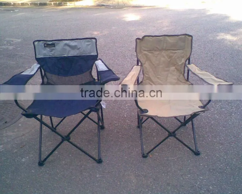 Folding beach chair (with carry bag and cup holder)--TOP