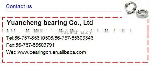 high speed low noise skateboard/slide plate roller bearing