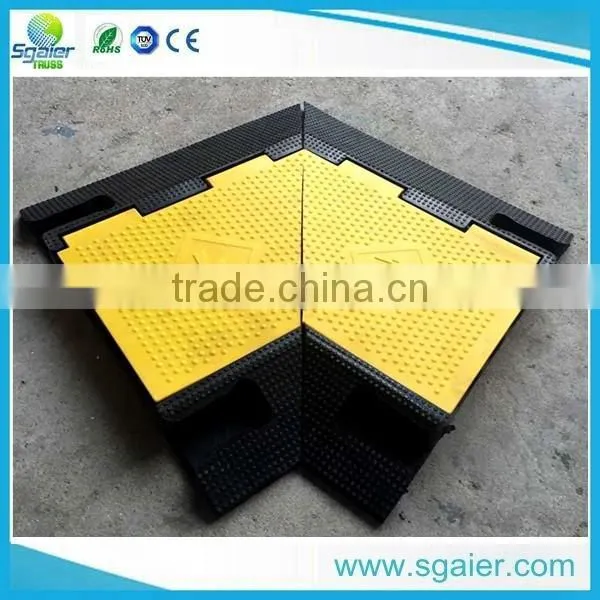 5 channel Cable protector corner (22.5degree) rubber cable ramp