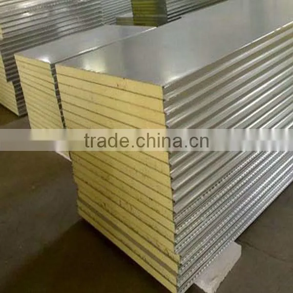 fireproof rock wool sandwich panel for prefab house