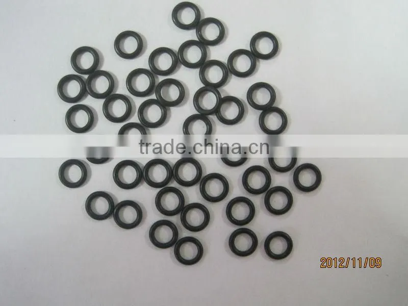 black silicone rubber O ring for sealing