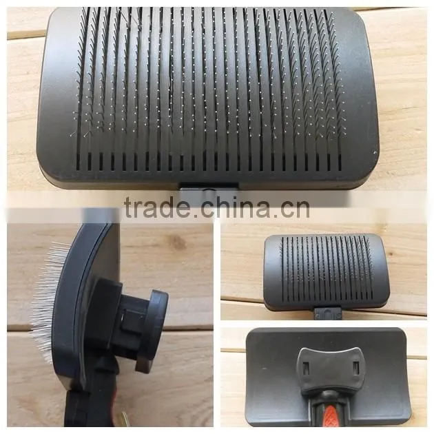 New dog pet slicker brush with tied card