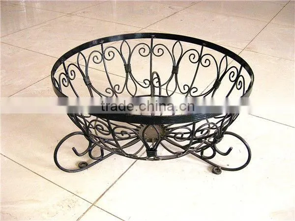 metal flower pot stand for garden planter