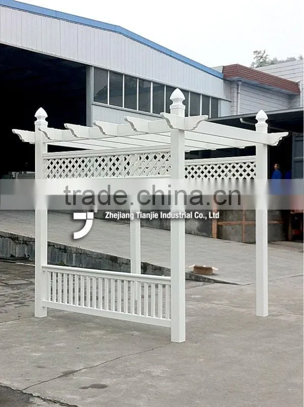 Plastic Vinyl PVC Pergola