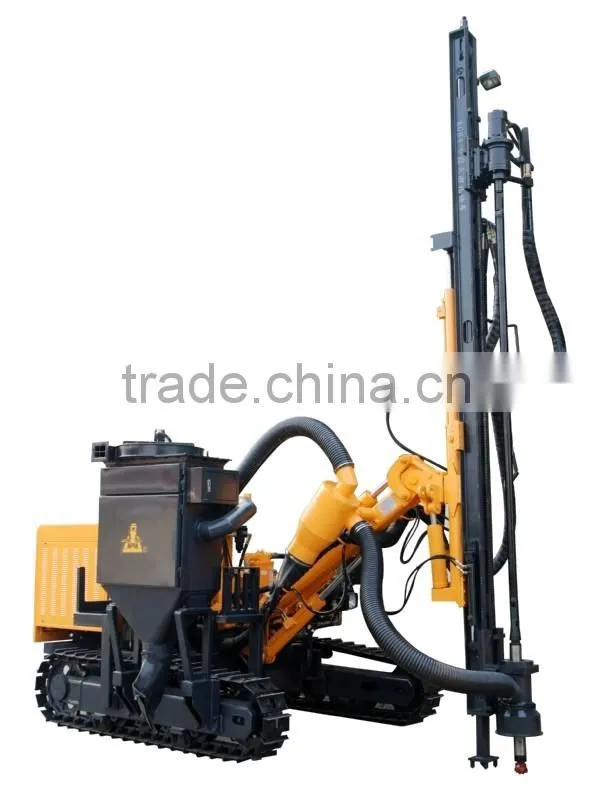 KGH4 middle pressure crawler mounted environmental pneumatic surface DTH drilling rig