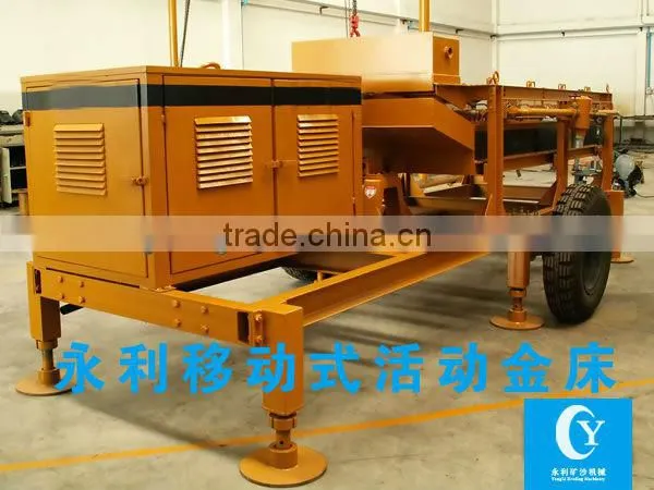 Gold diamond separating machine