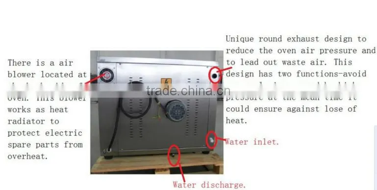 Factory Price Bakery 5 8 10 trays bread cake electric baking oven with steamer(ZQB-8D)