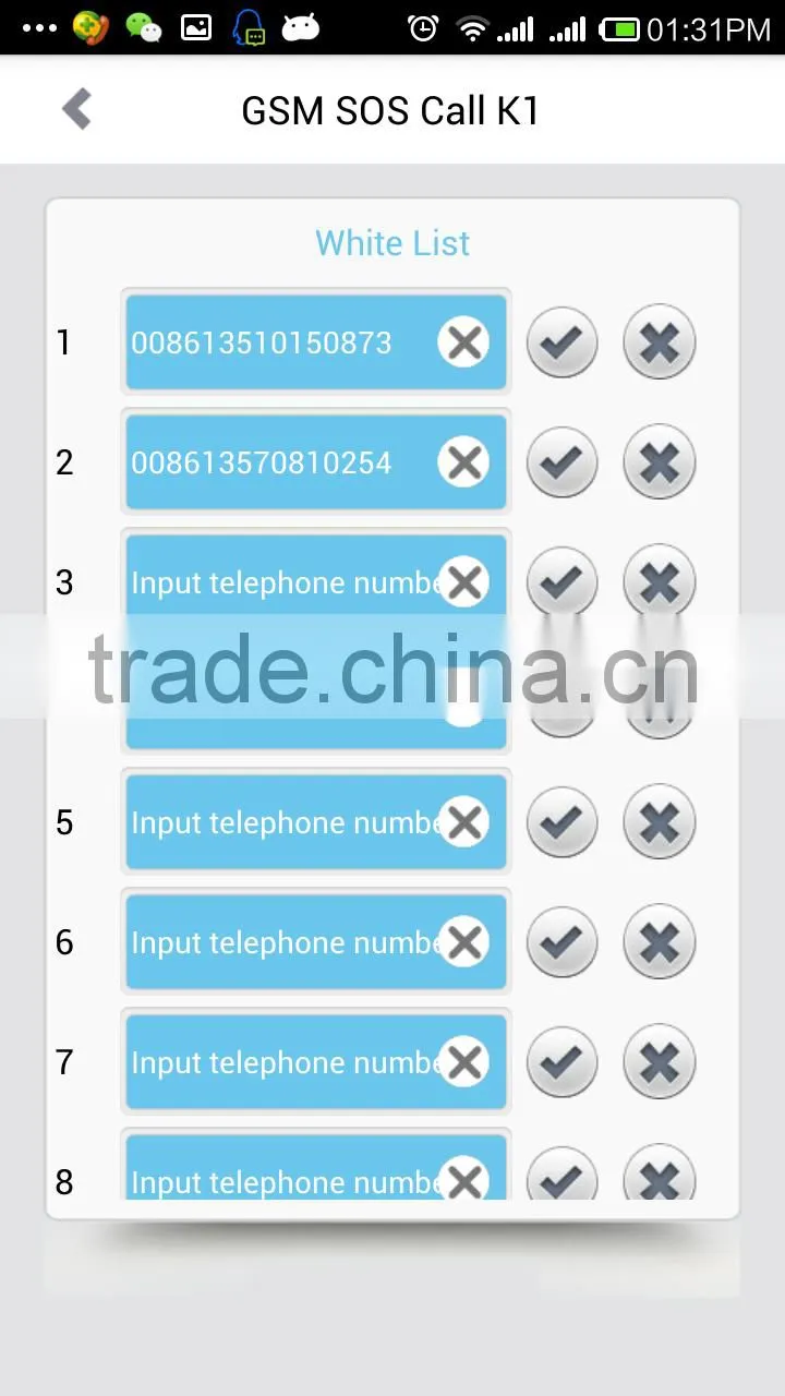 elderly care Emergency Call alarm System gsm auto dialer
