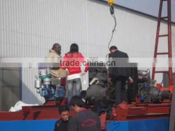100cbm/h Bucket chain gold dredger/Gold mining machine