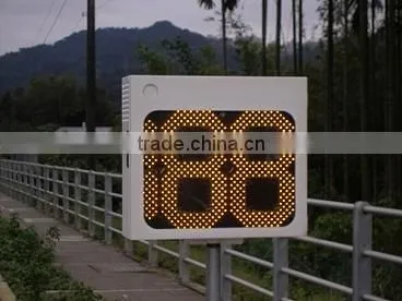 Outdoor Traffic LED Light 18Inch Digital Radar Speed Sign