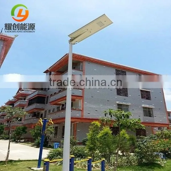 2016 new hot most competitive high quality all in one solar street light 25w easy installed with factory price