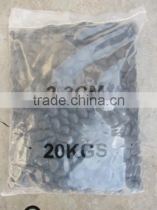 Tumbled Snow White Pebble Stone for Landscaping Paving