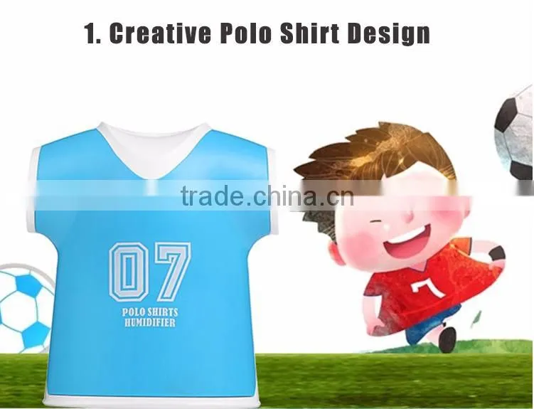 New Arrival Polo Shirts Humidifier, Creative Mini Air Humidifier, USB Mute House Multifunctional Humidifier