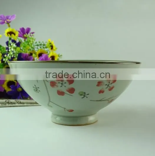 Bulk Stock Round Japanese style Ceramic Soup&Salad bowl