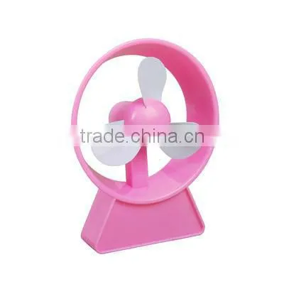 supply fashion USB battery dual-purpose clover mini fan