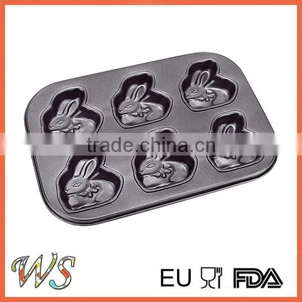 Carbon Steel Rabbit Shape Muffin Cake Cups