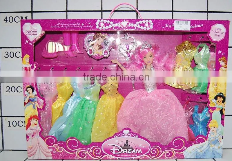 fashion silicone doll clothes set