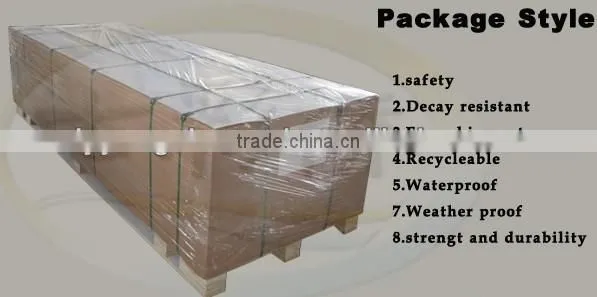 Rainbow wpc Manufacturer good price wood plastic composite floor joist