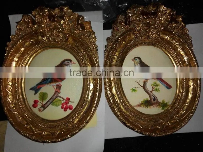 Alibaba China Supplier Bird Handpainted Paintings Art Oil Painting