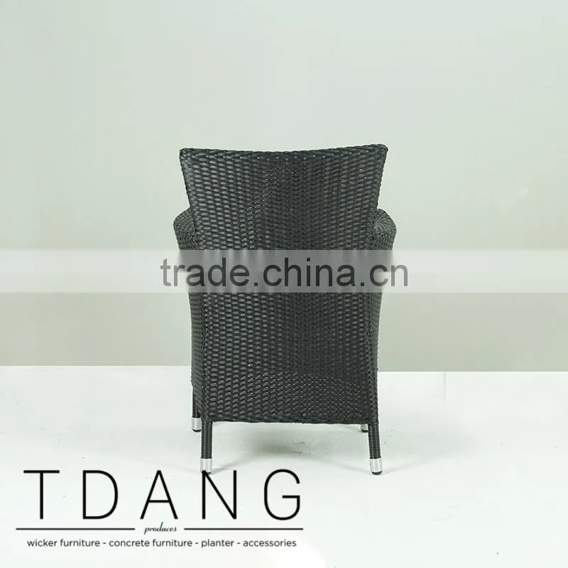Pasadena Wicker Chair (Black) - Dining Wicker Furniture Chair