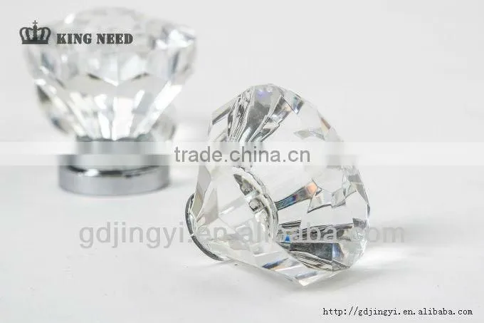 new style acrylic transparency diamond shape drawer handle