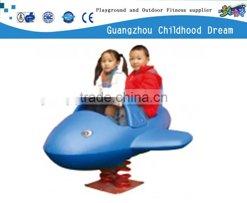 (HD-15719)Double players shark Kids animal spring rider toys